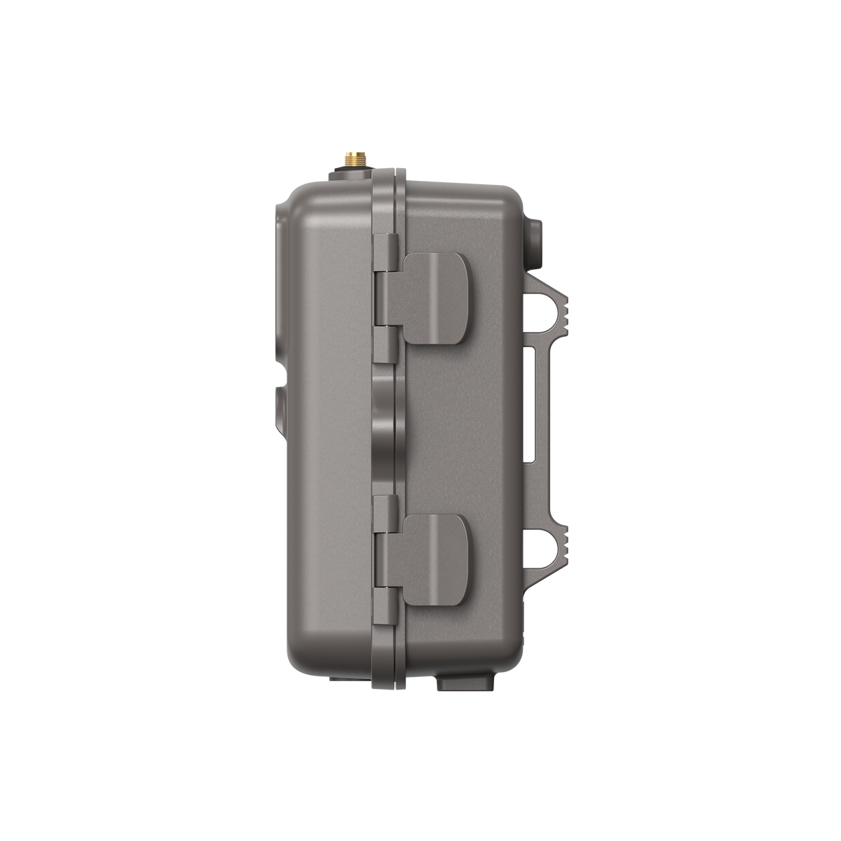 Parallens 32MP AI 4G LTE cellular trail camera with single antenna and infrared sensors.