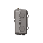Parallens 32MP AI 4G LTE cellular trail camera with single antenna and infrared sensors.
