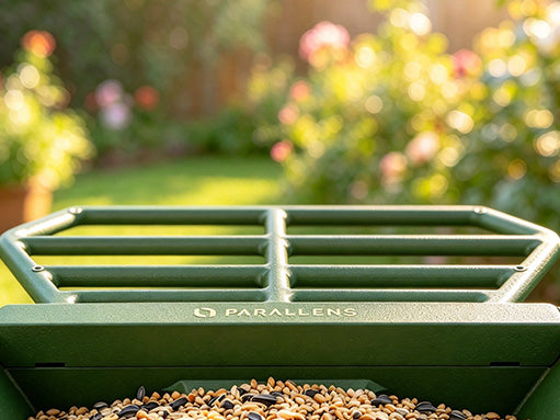 Parallens_bird_feeder_1.3L_seed_hopper_holder